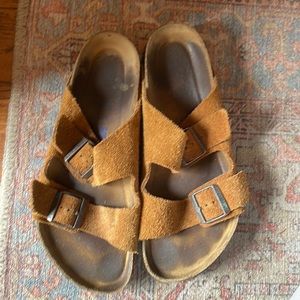 Suede Birkenstocks